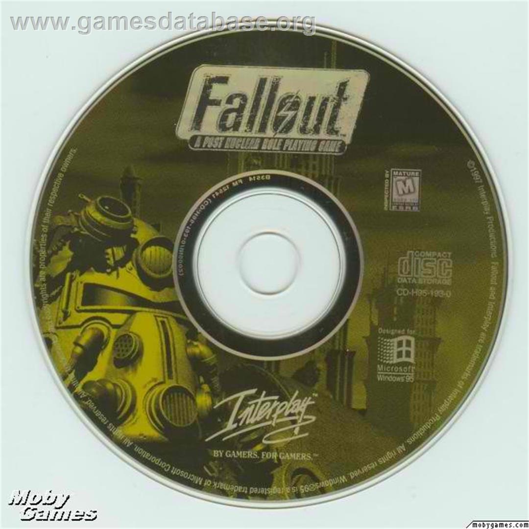 Fallout (1991) - Microsoft DOS - Artwork - Disc
