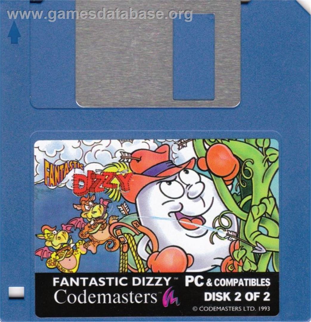 Fantastic Dizzy - Microsoft DOS - Artwork - Disc