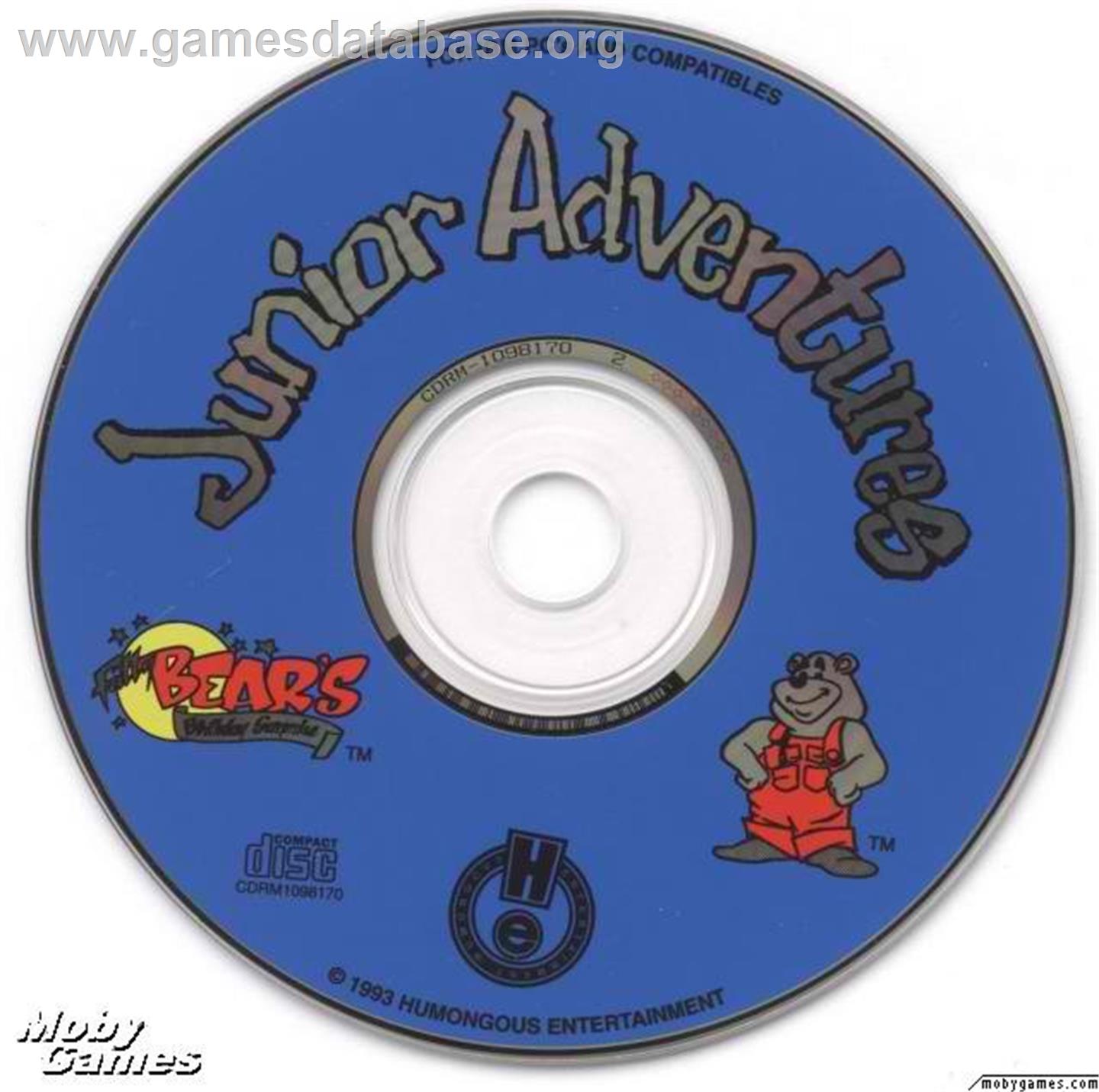 Fatty Bear's Birthday Surprise - Microsoft DOS - Artwork - Disc