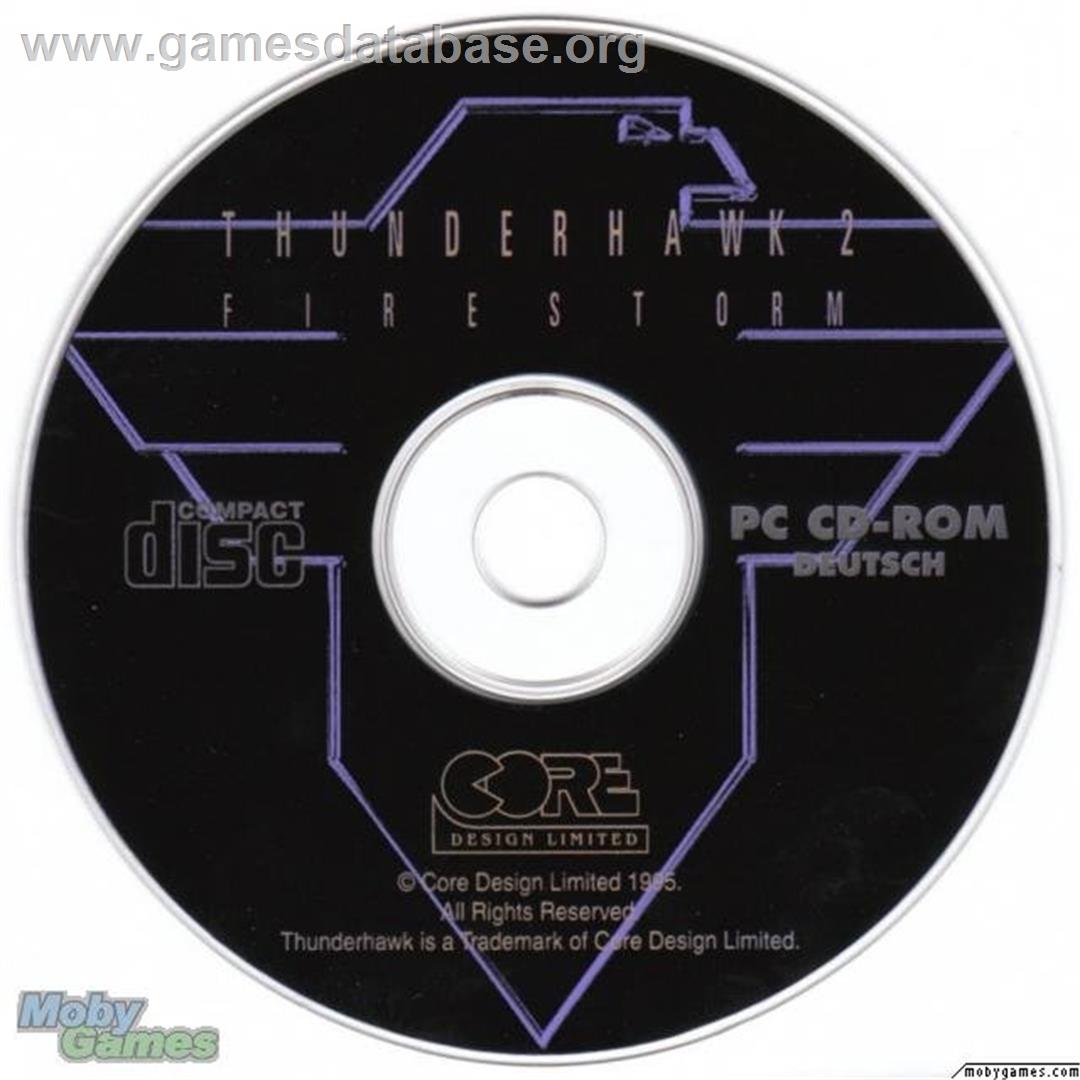 Firestorm - Thunderhawk 2 - Microsoft DOS - Artwork - Disc