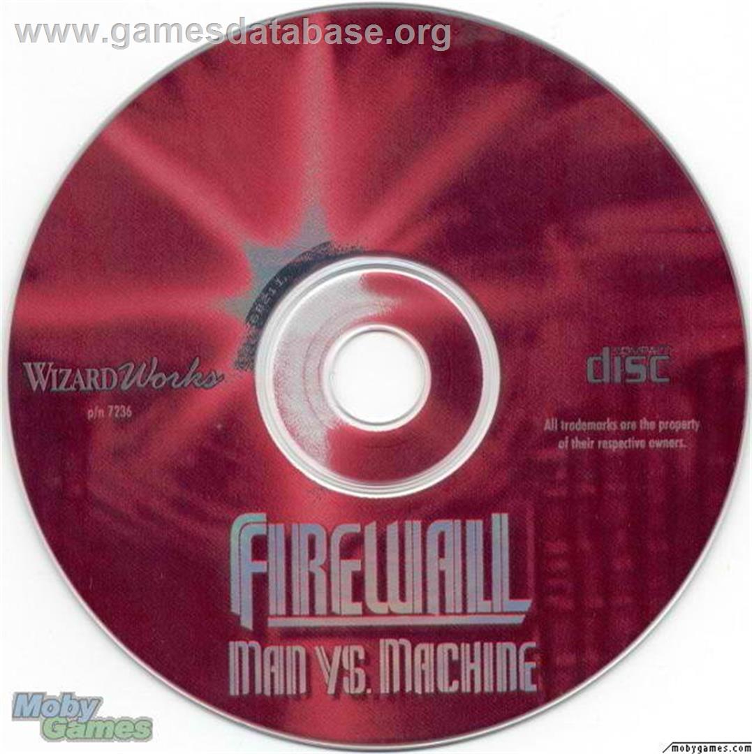 Firewall - Man vs Machine - Microsoft DOS - Artwork - Disc