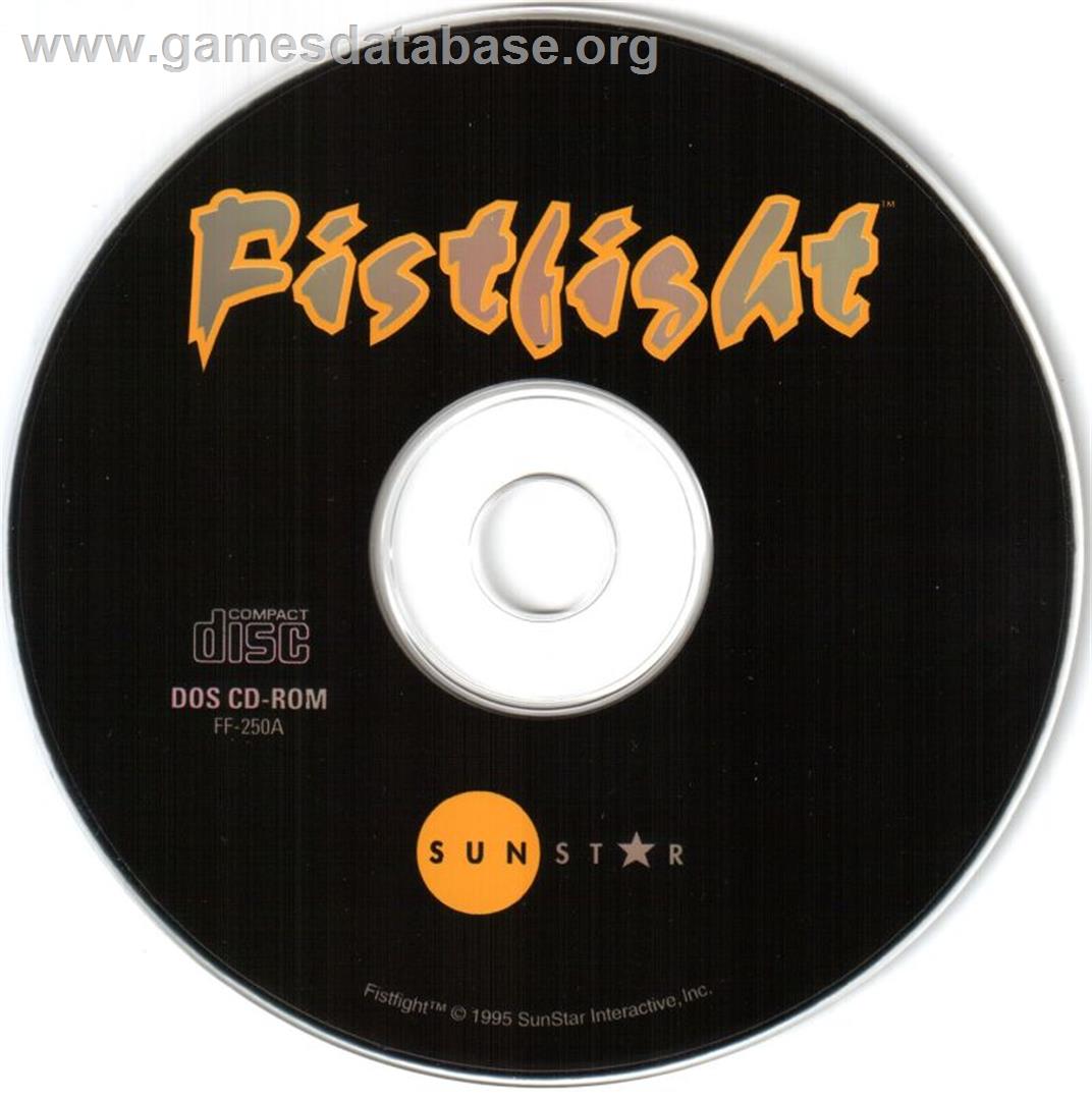 Fistfight - Microsoft DOS - Artwork - Disc