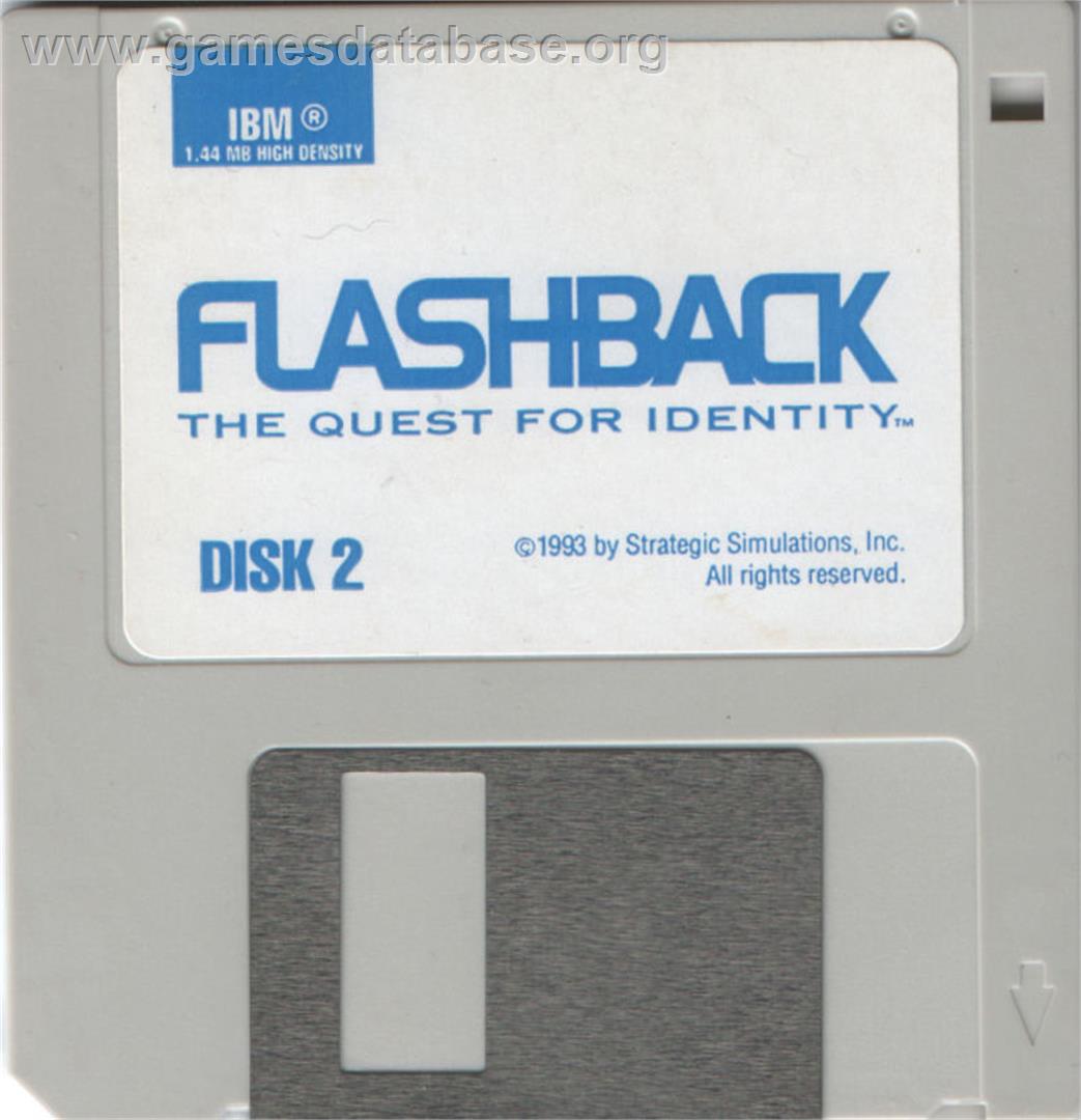 Flashback - Microsoft DOS - Artwork - Disc