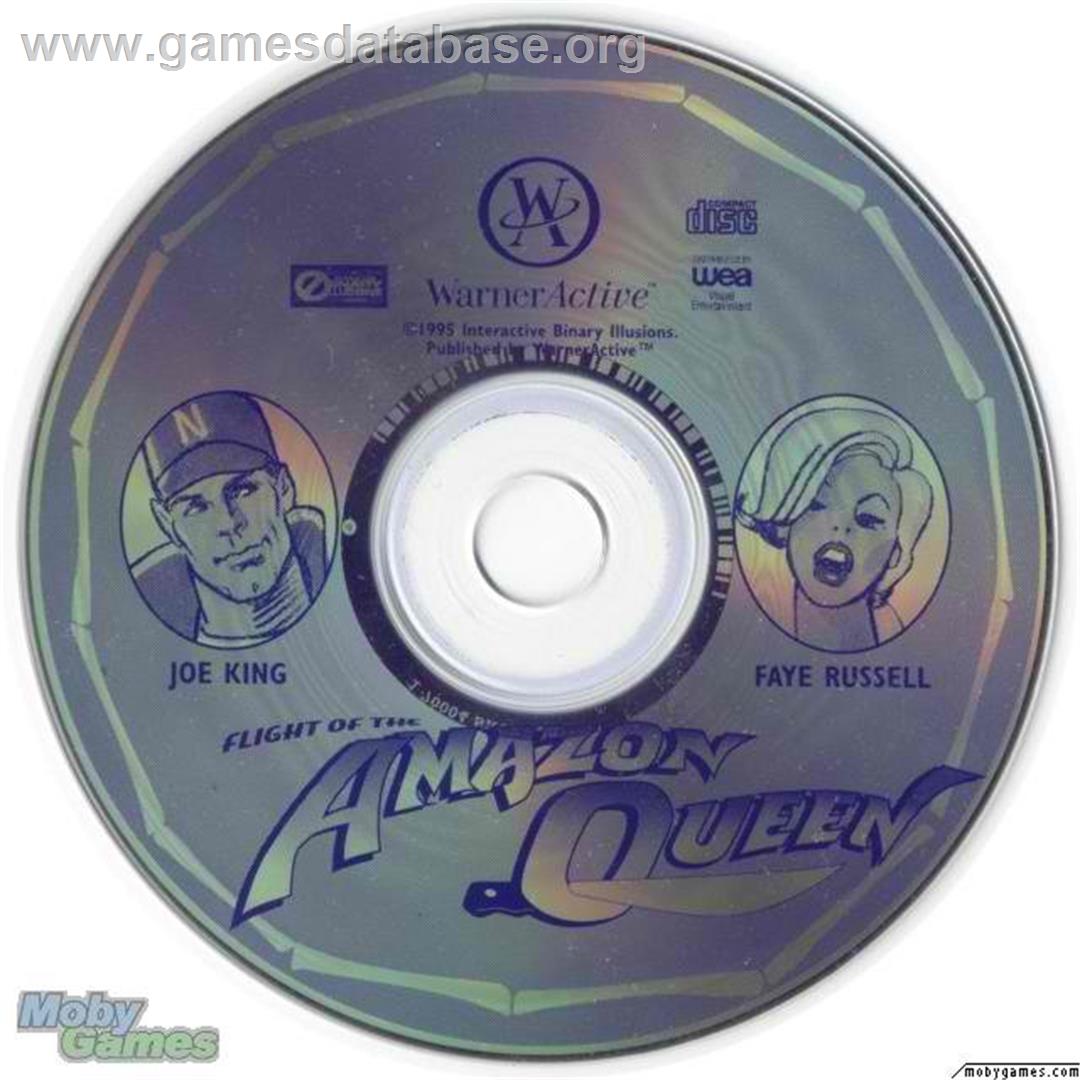 Flight Of The Amazon Queen - Microsoft DOS - Artwork - Disc