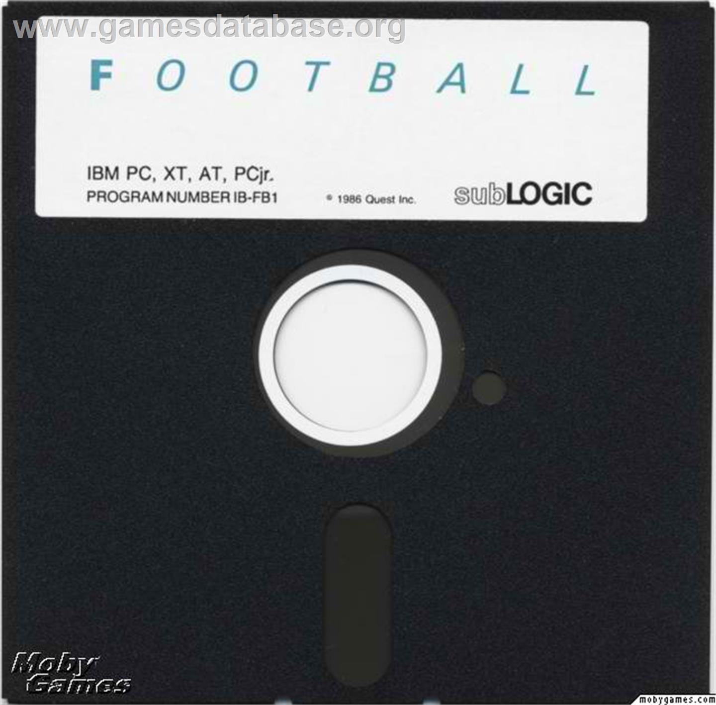 Football - Microsoft DOS - Artwork - Disc