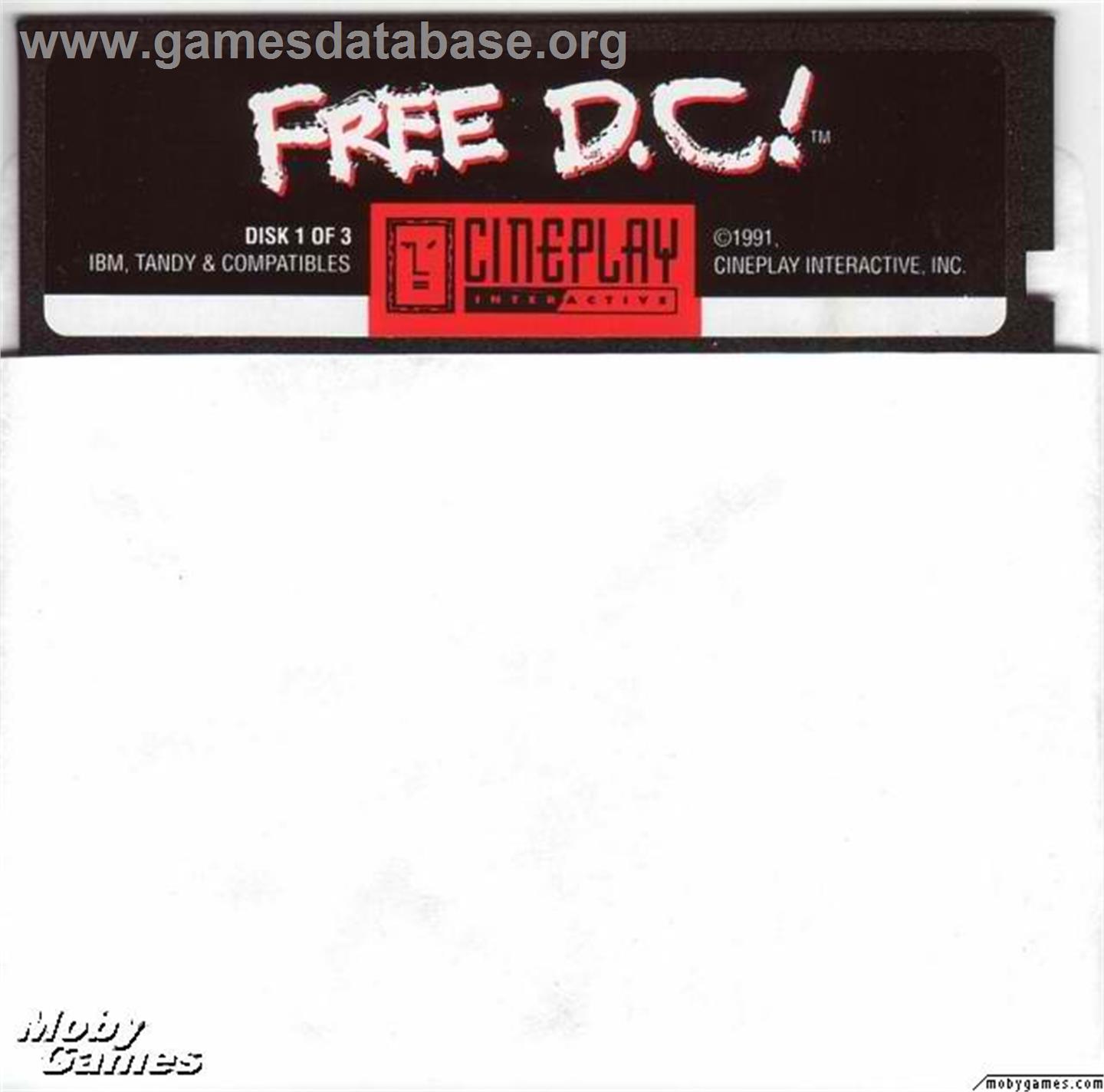 Free D.C! - Microsoft DOS - Artwork - Disc