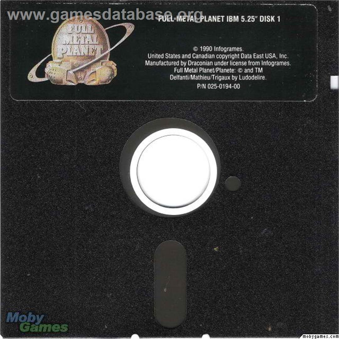 Full Metal Planete - Microsoft DOS - Artwork - Disc