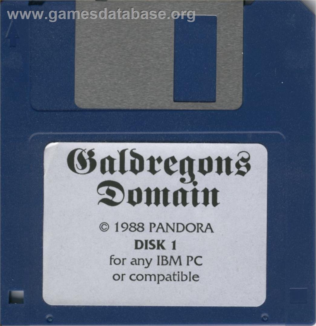 Galdregon's Domain - Microsoft DOS - Artwork - Disc