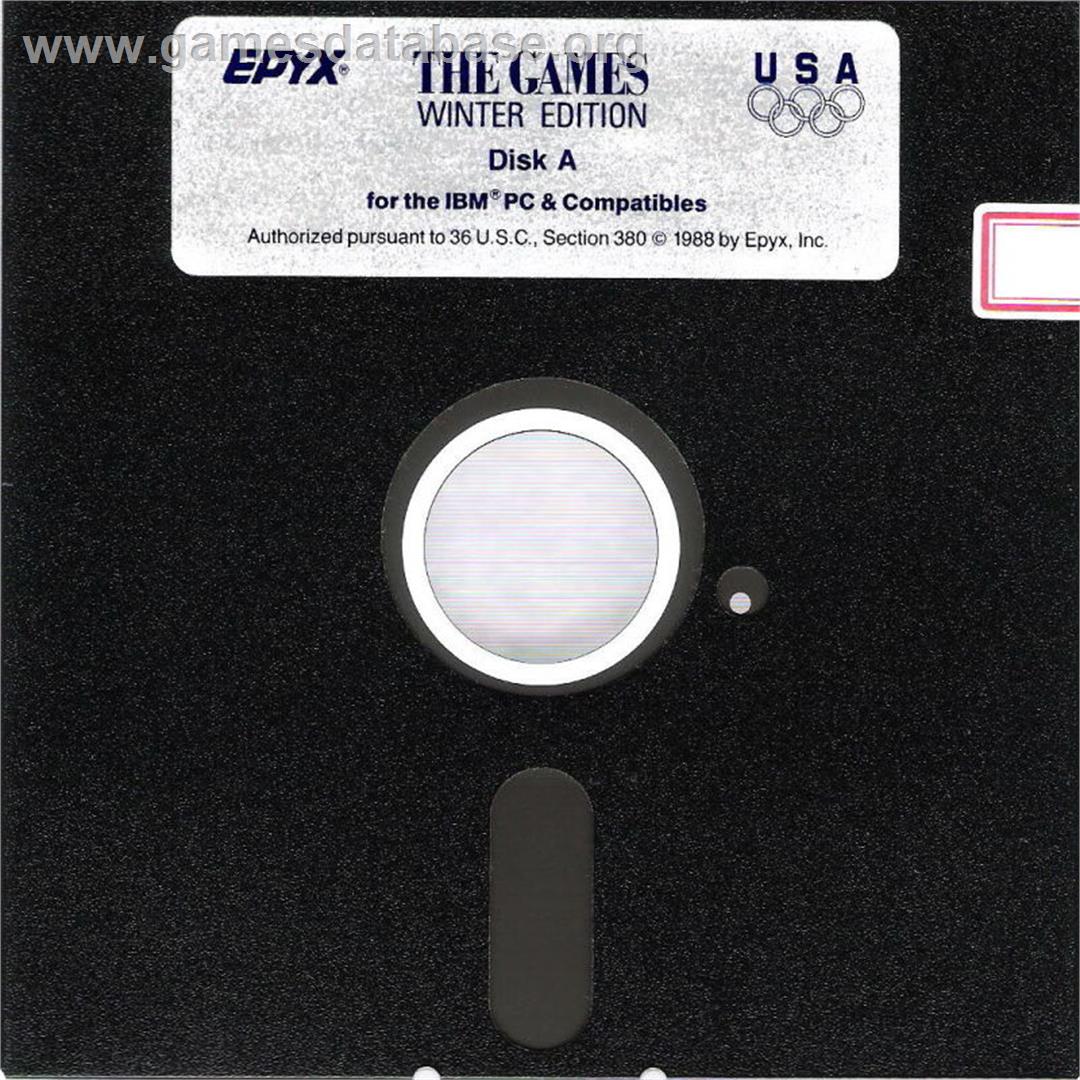 Games, The - Winter Edition - Microsoft DOS - Artwork - Disc