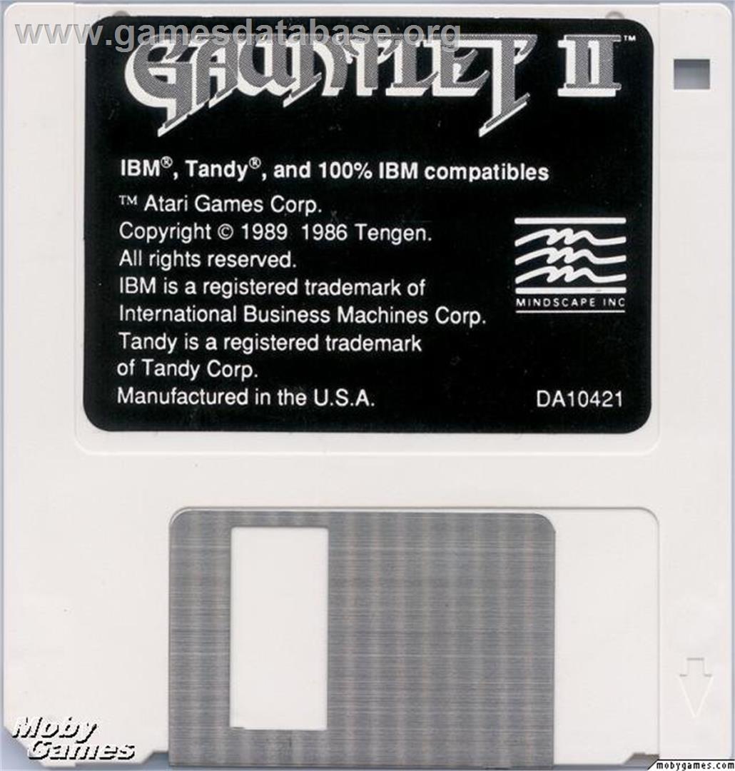 Gauntlet 2 - Microsoft DOS - Artwork - Disc
