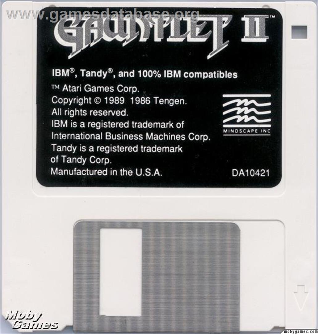 Gauntlet II - Microsoft DOS - Artwork - Disc