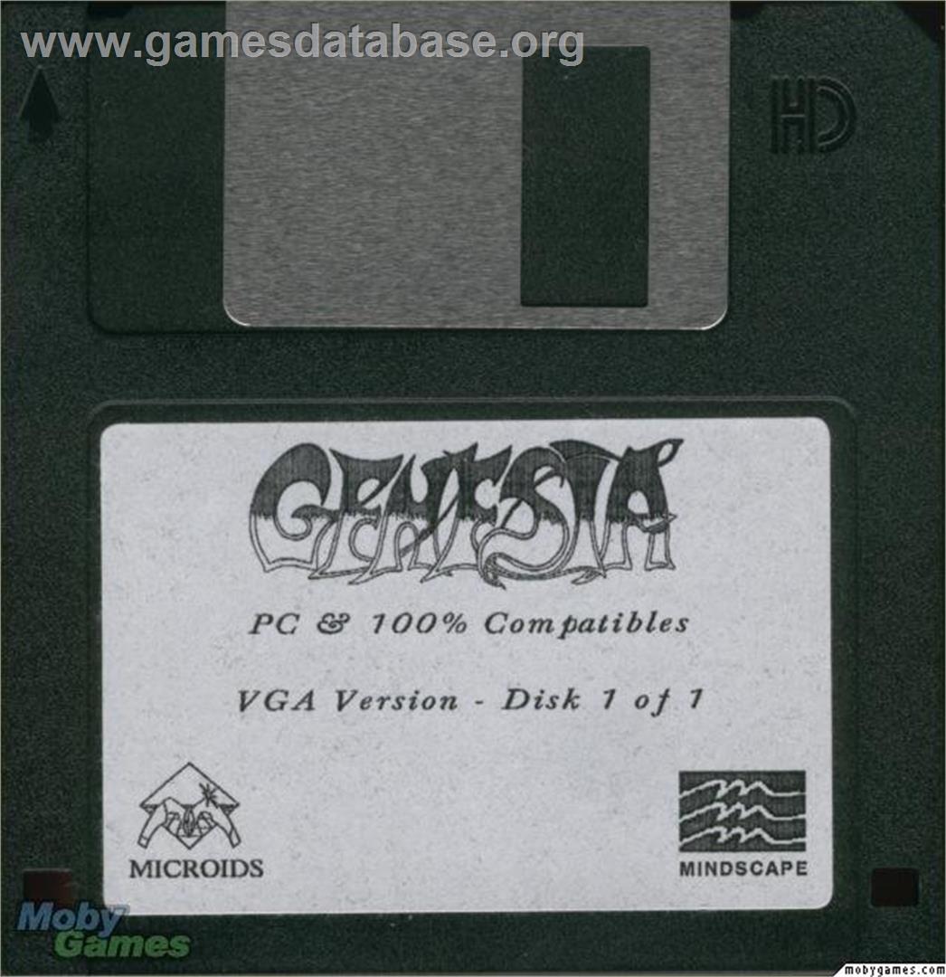 Genesia - Microsoft DOS - Artwork - Disc