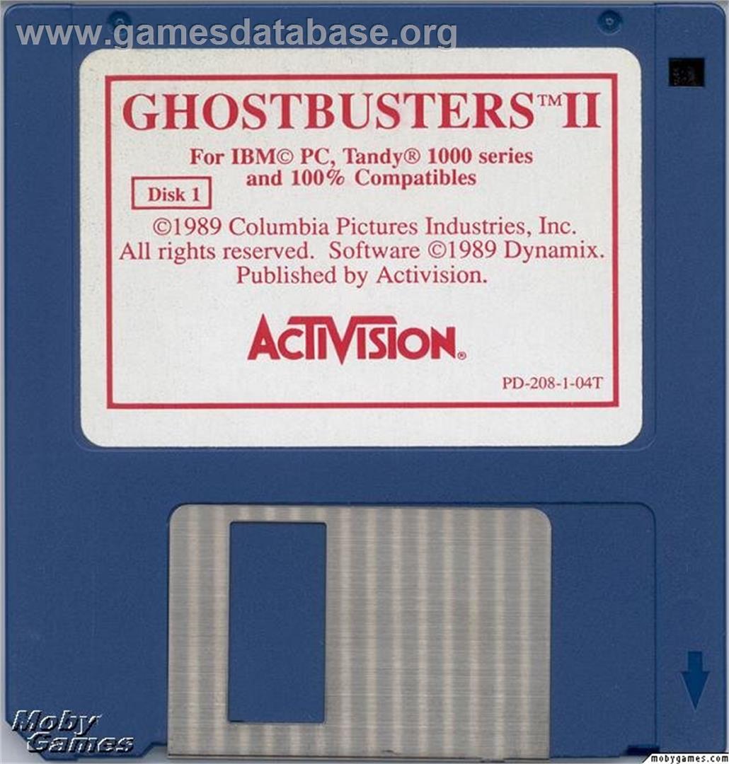 Ghostbusters II - Microsoft DOS - Artwork - Disc