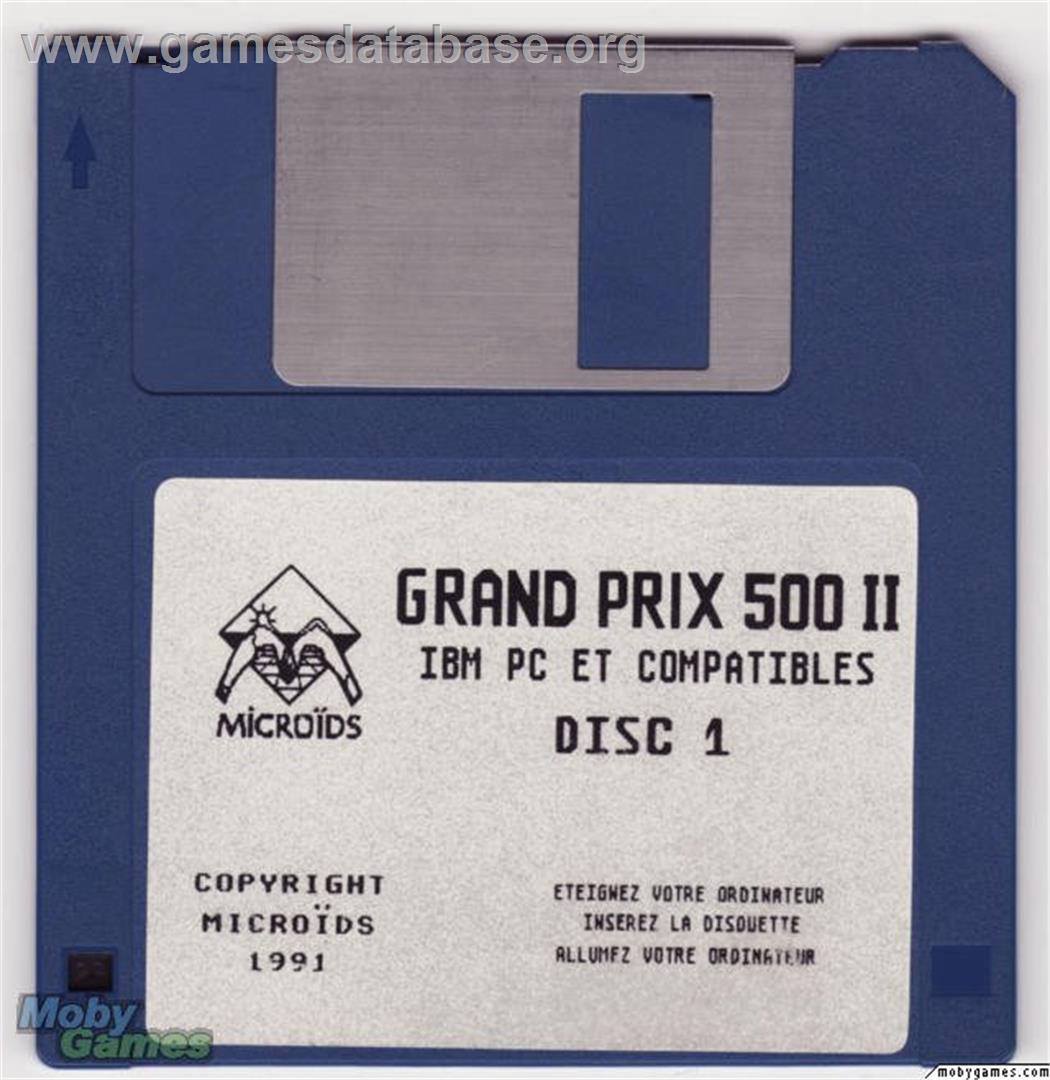 Grand Prix 500 2 - Microsoft DOS - Artwork - Disc