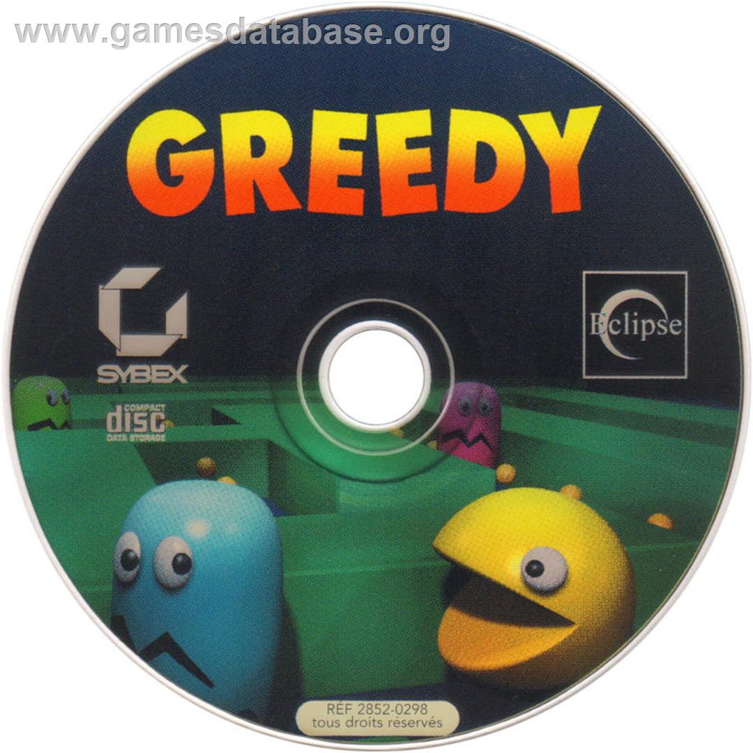 Greedy - Microsoft DOS - Artwork - Disc