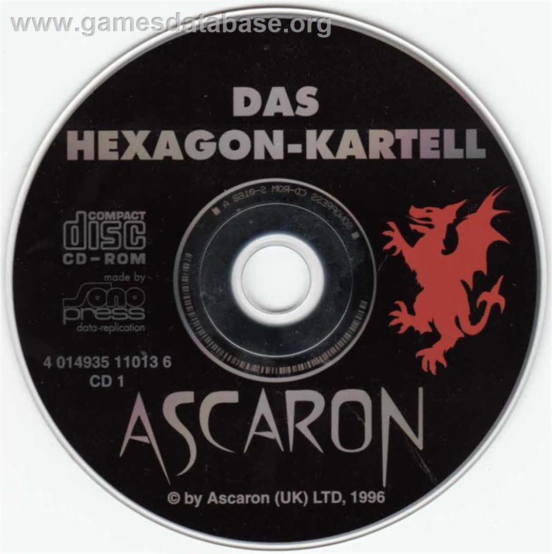 Hexagon-Kartell, Das - Microsoft DOS - Artwork - Disc