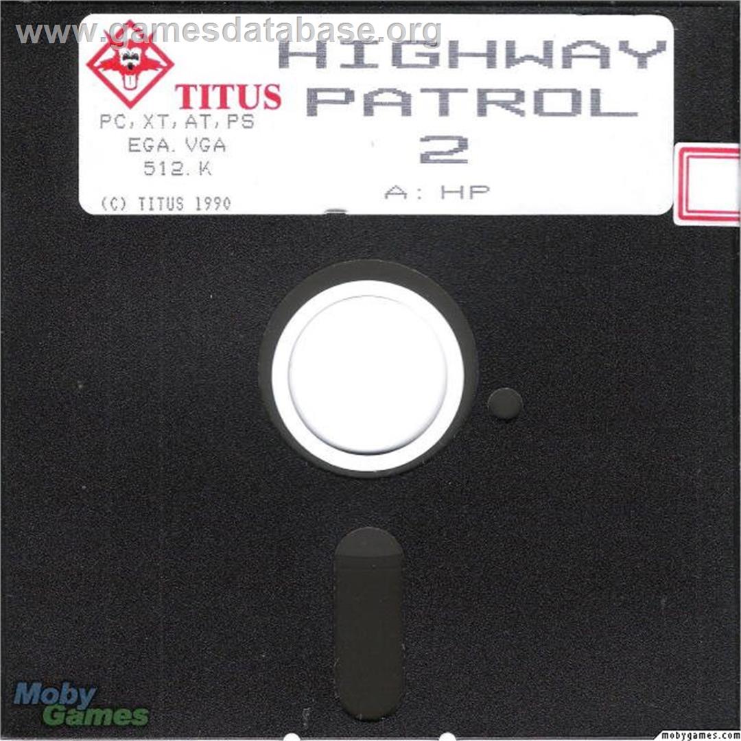 Highway Patrol 2 - Microsoft DOS - Artwork - Disc