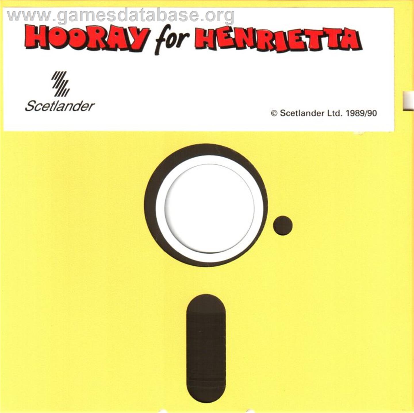 Hooray for Henrietta - Microsoft DOS - Artwork - Disc