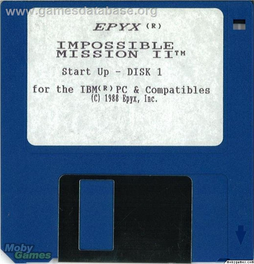 Impossible Mission 2 - Microsoft DOS - Artwork - Disc