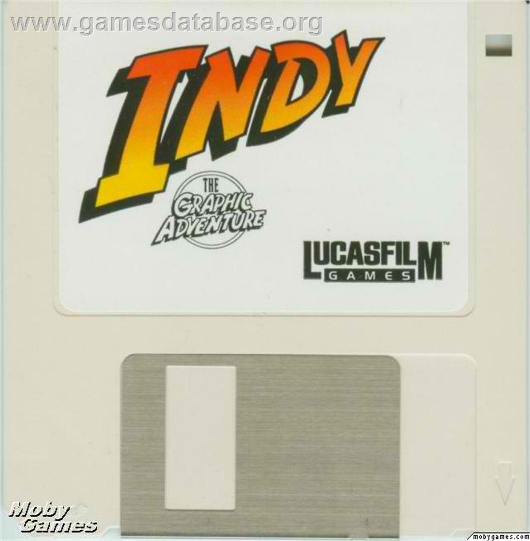 Indiana Jones and The Last Crusade - Microsoft DOS - Artwork - Disc