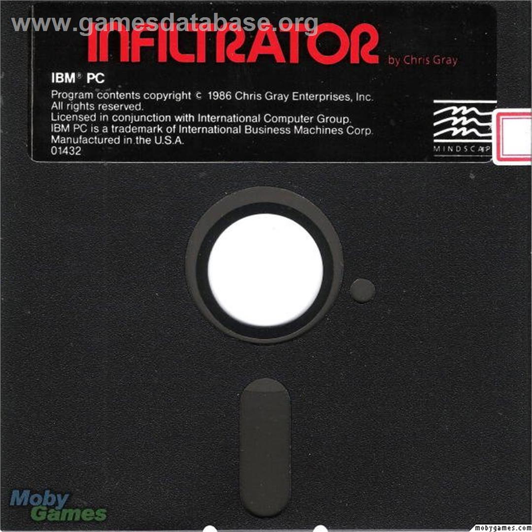 Infiltrator - Microsoft DOS - Artwork - Disc