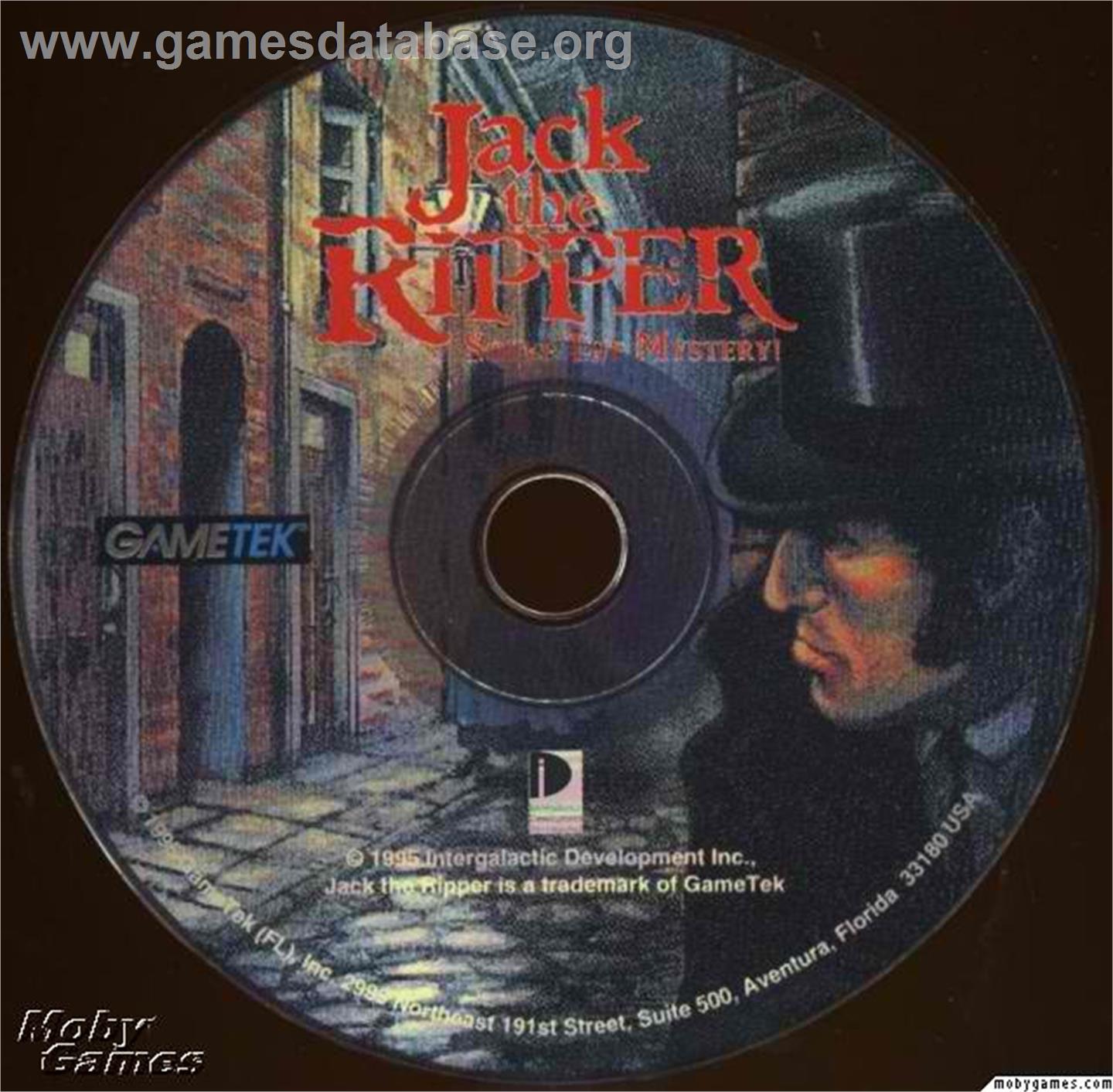 Jack the Ripper - Microsoft DOS - Artwork - Disc