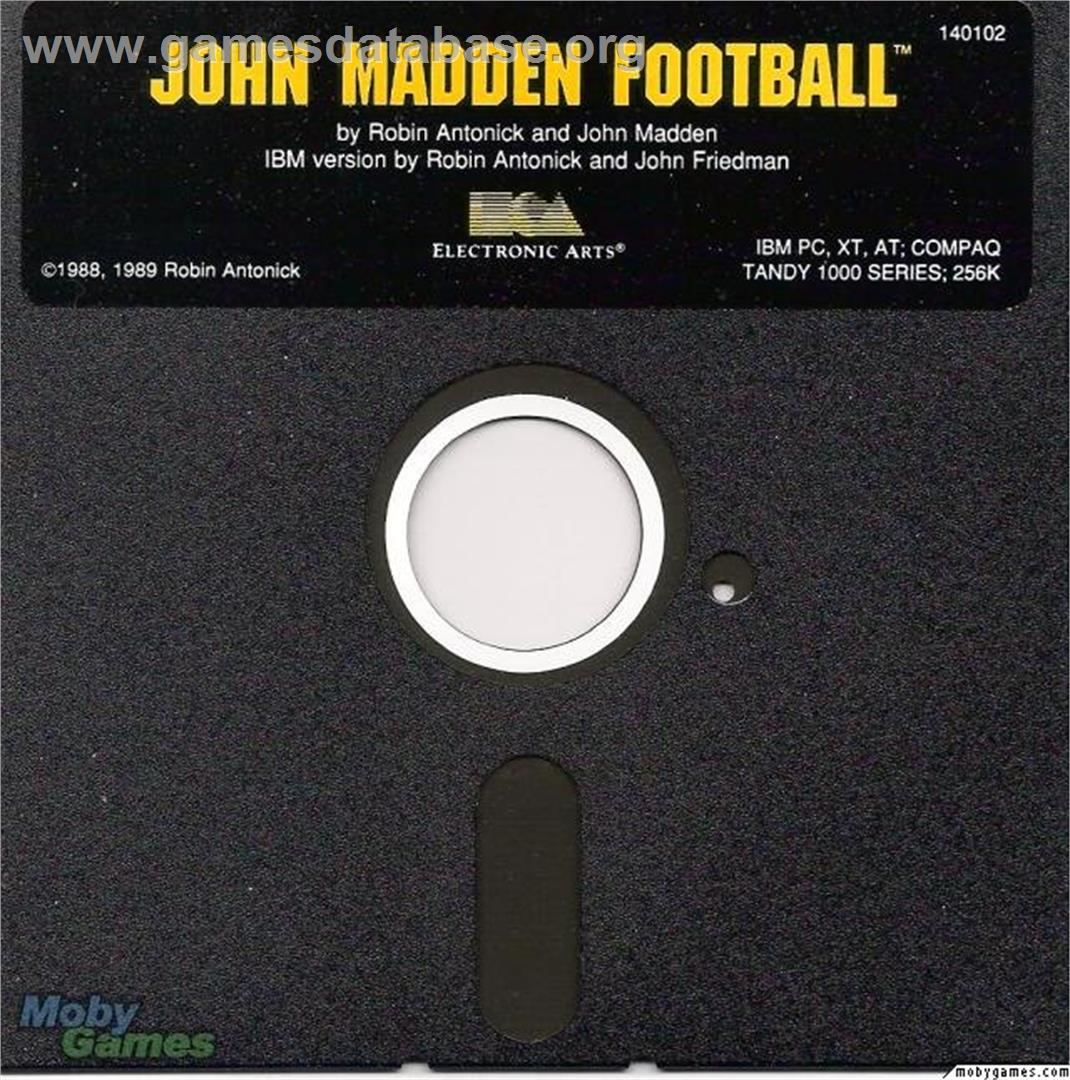 John Madden Football - Microsoft DOS - Artwork - Disc