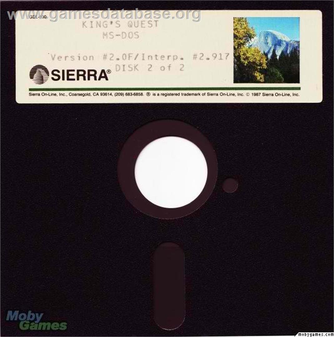 King's Quest - Microsoft DOS - Artwork - Disc