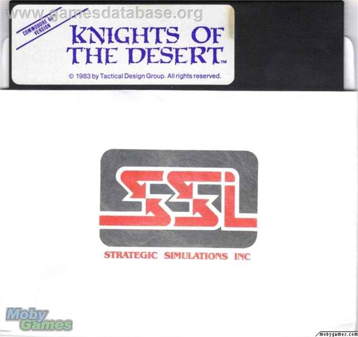 Knights of the Desert - Microsoft DOS - Artwork - Disc