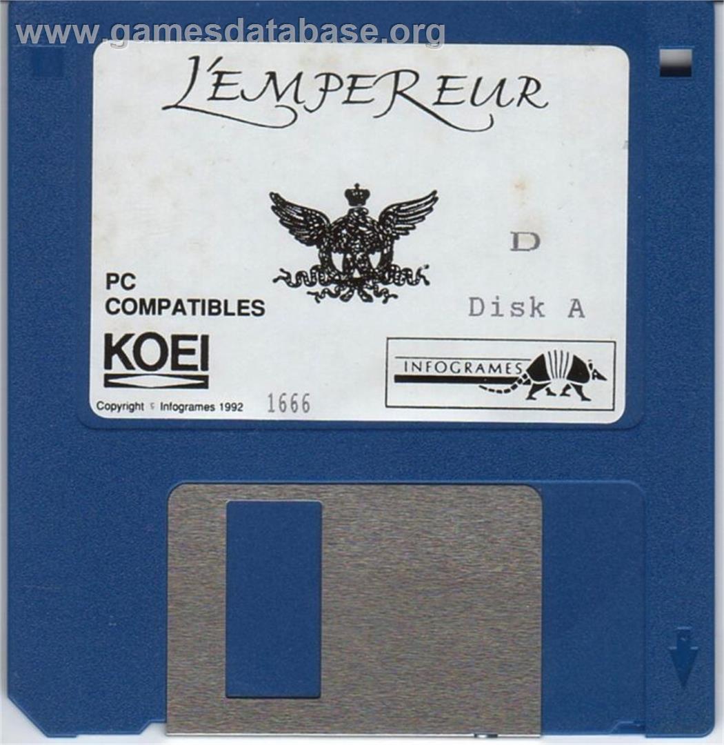 L'Empereur Napoleon 1 - Microsoft DOS - Artwork - Disc