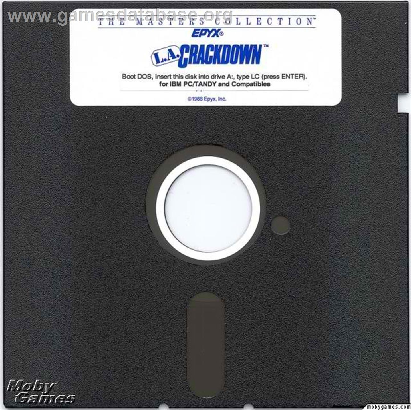 L.A. Crackdown - Microsoft DOS - Artwork - Disc