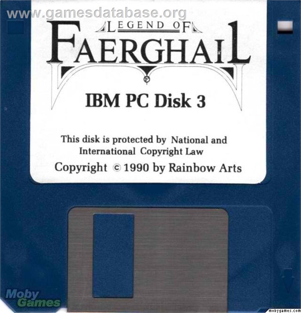 Legend Of Faerghail - Microsoft DOS - Artwork - Disc