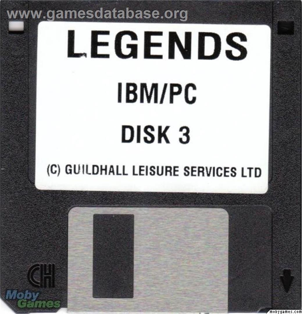 Legends - Microsoft DOS - Artwork - Disc
