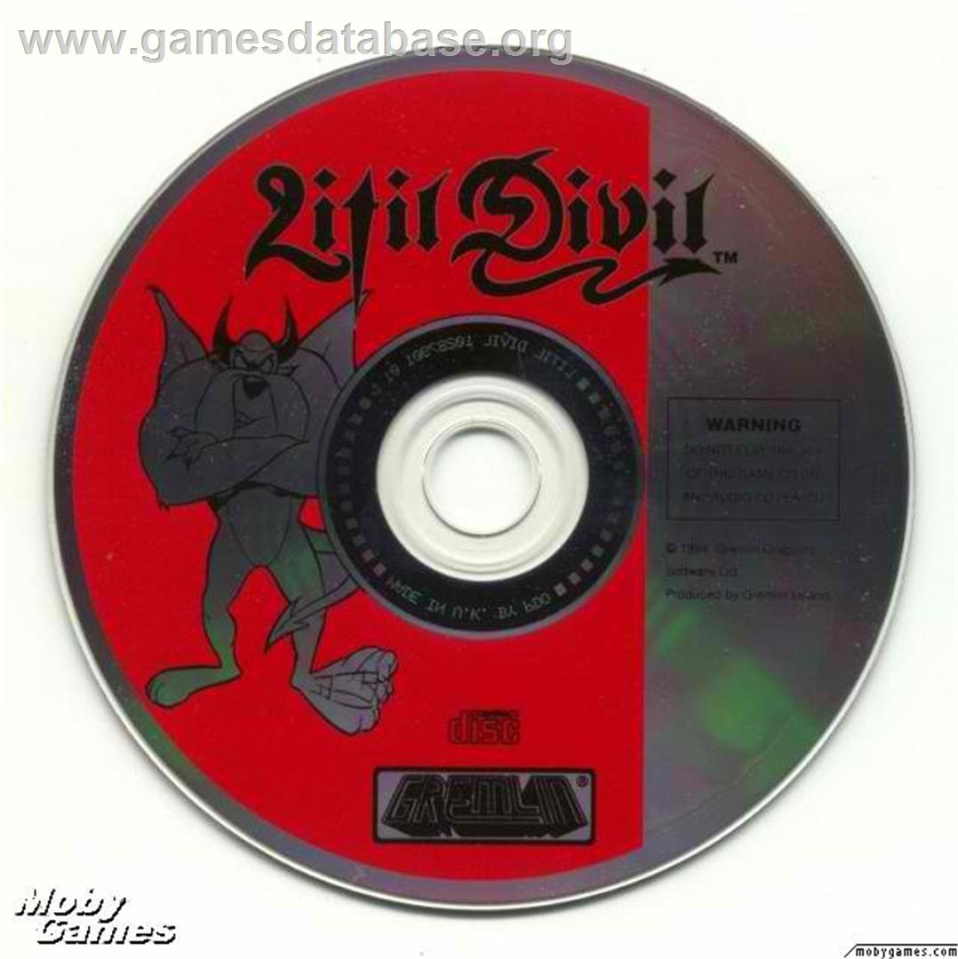 Litil Divil - Microsoft DOS - Artwork - Disc