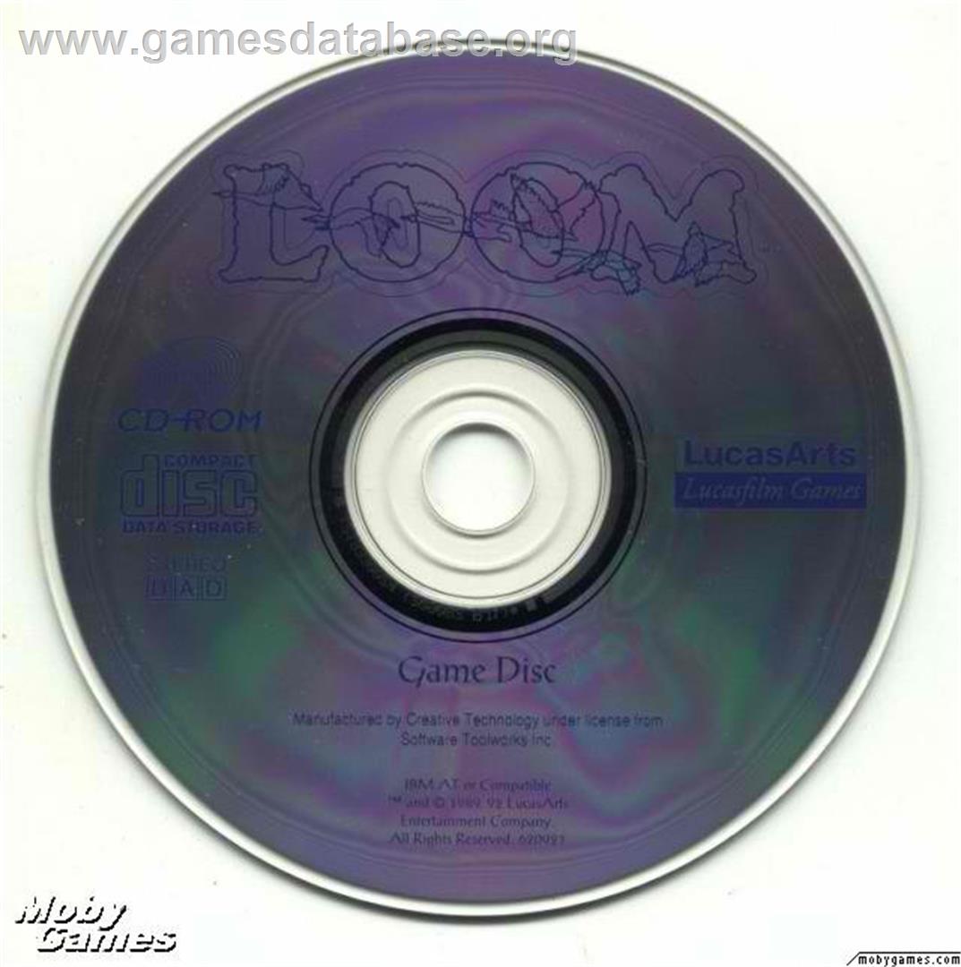 Loom - Microsoft DOS - Artwork - Disc