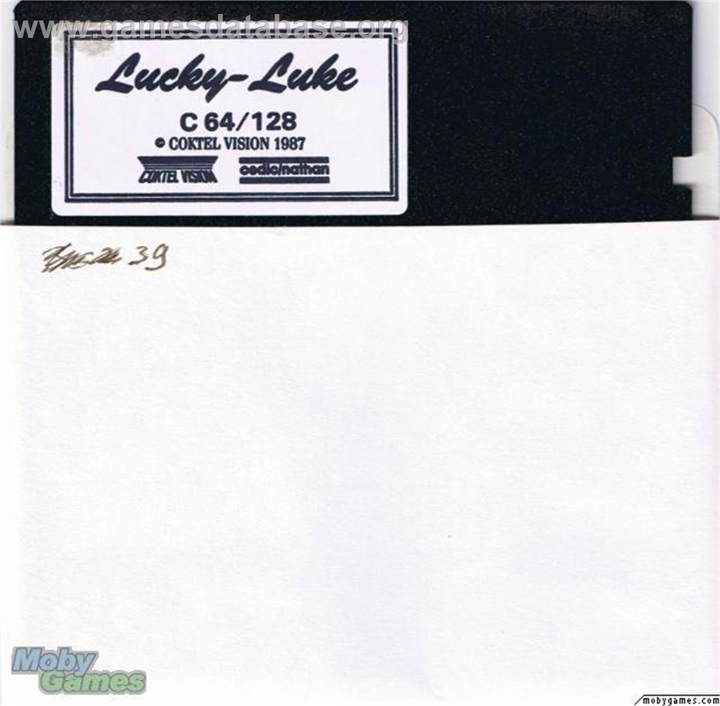 Lucky Luke - Nitroglycérine - Microsoft DOS - Artwork - Disc
