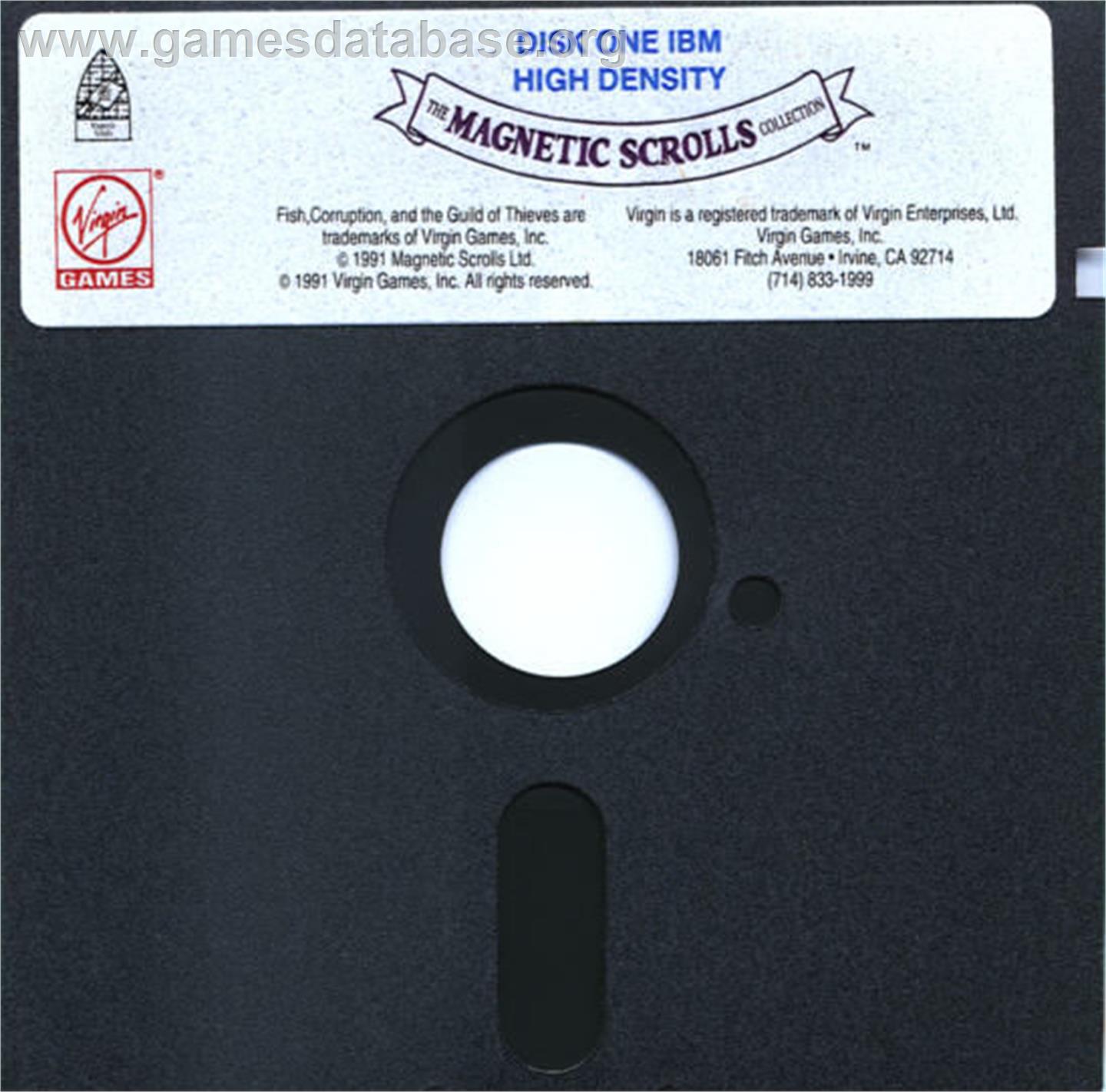 Magnetic Scrolls Collection, The - Microsoft DOS - Artwork - Disc