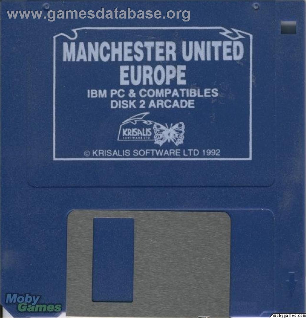 Manchester United Europe - Microsoft DOS - Artwork - Disc