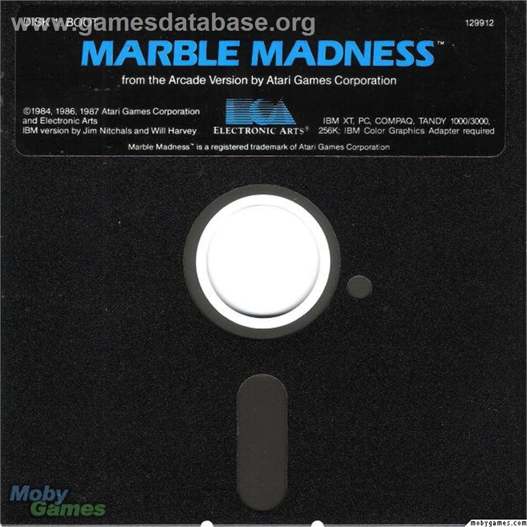 Marble Madness - Microsoft DOS - Artwork - Disc