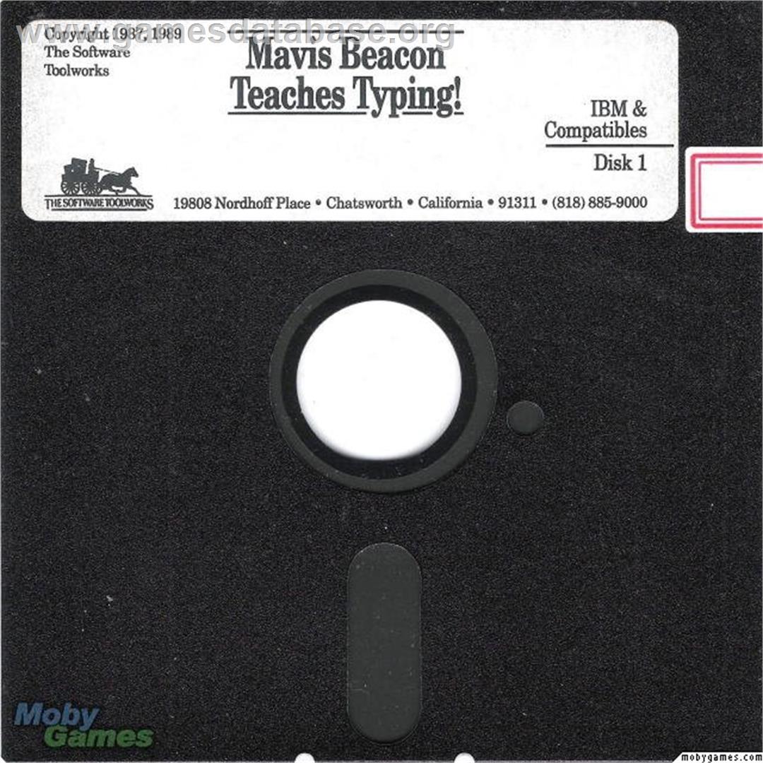Mavis Beacon Teaches Typing! - Microsoft DOS - Artwork - Disc