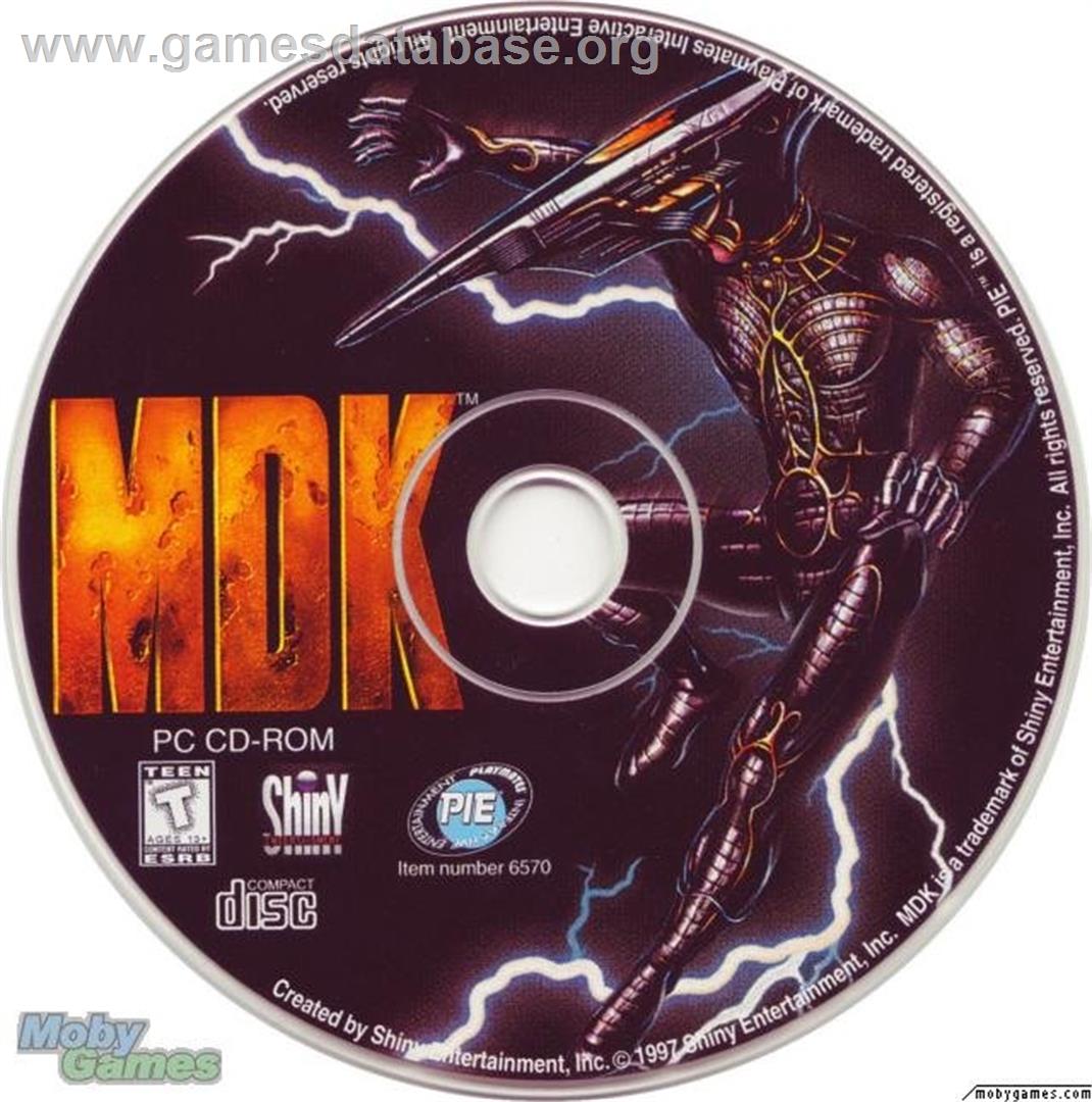 Mdk - Microsoft DOS - Artwork - Disc