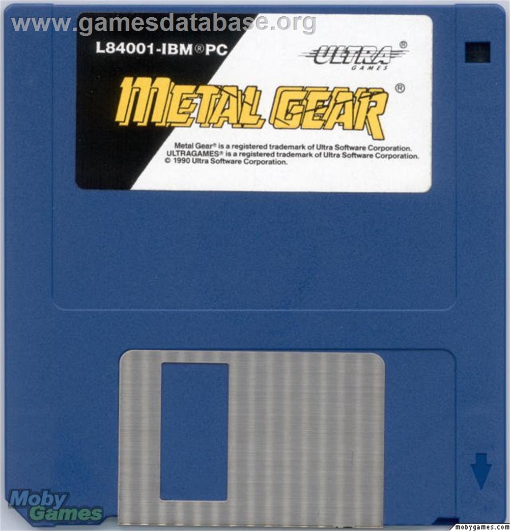 Metal Gear - Microsoft DOS - Artwork - Disc