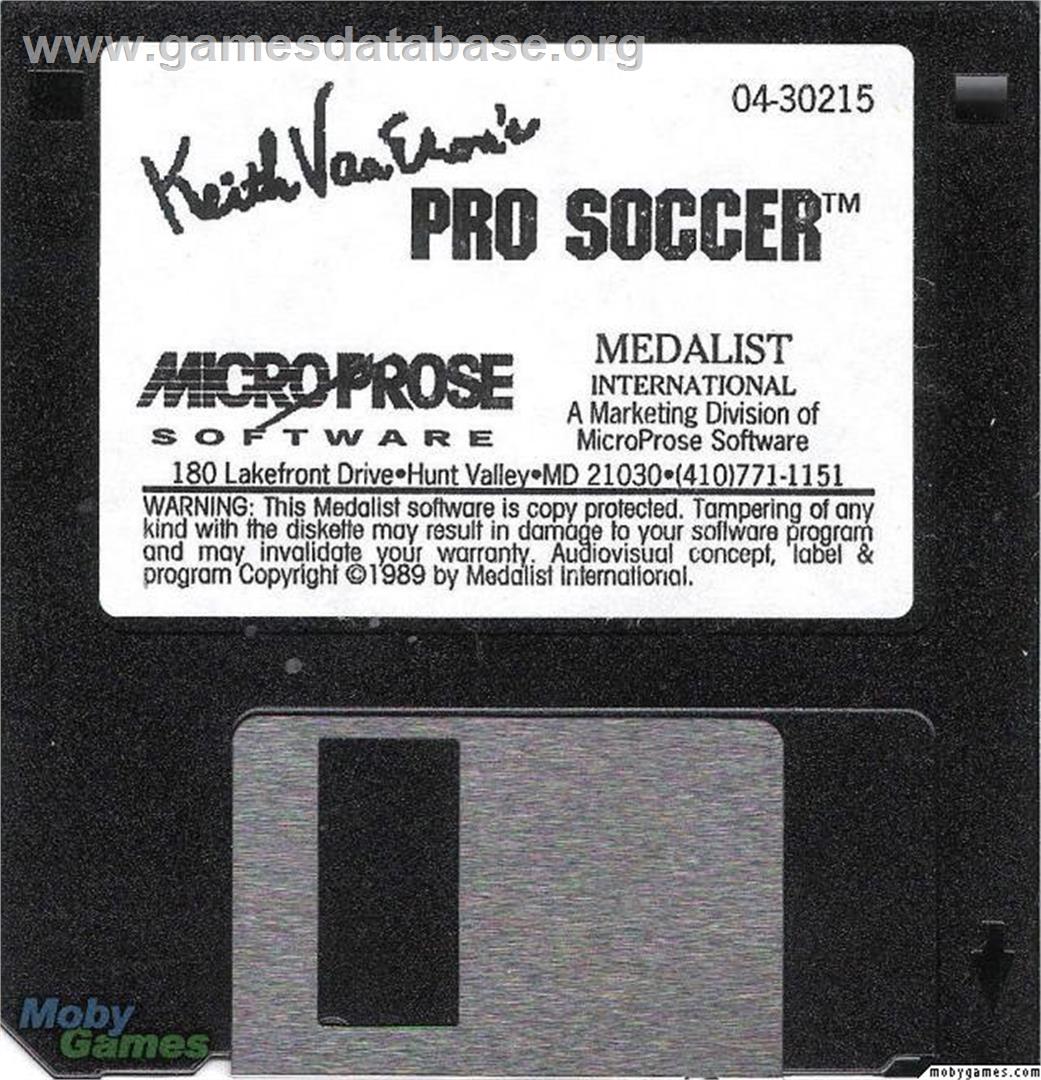 Microprose Pro Soccer - Microsoft DOS - Artwork - Disc
