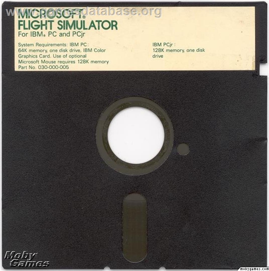 Microsoft Flight Simulator 4.0 - Microsoft DOS - Artwork - Disc
