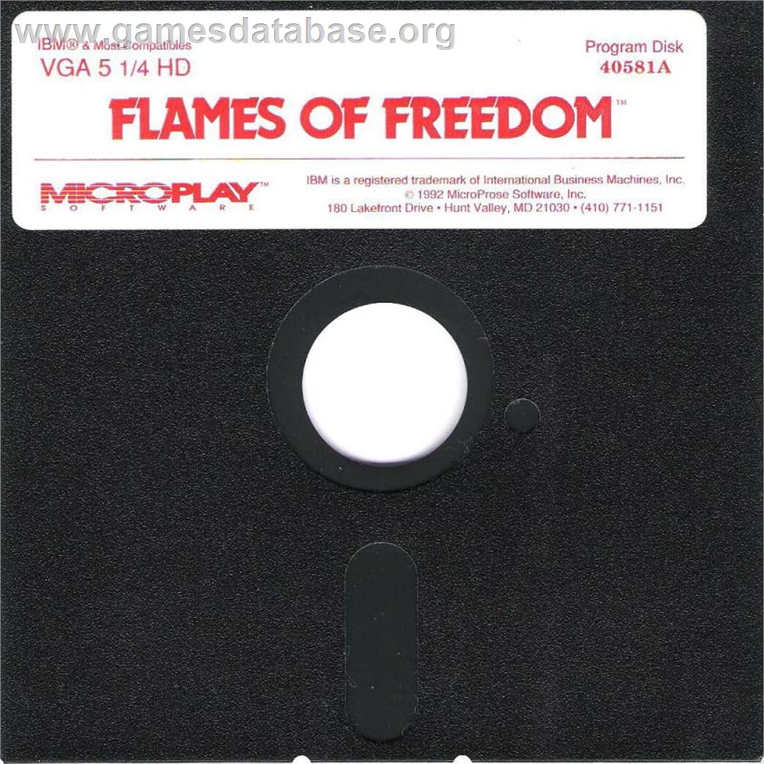Midwinter 2 - Flames Of Freedom - Microsoft DOS - Artwork - Disc