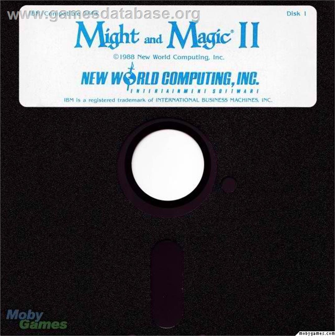 Might and Magic II - Gates to Another World - Microsoft DOS - Artwork - Disc