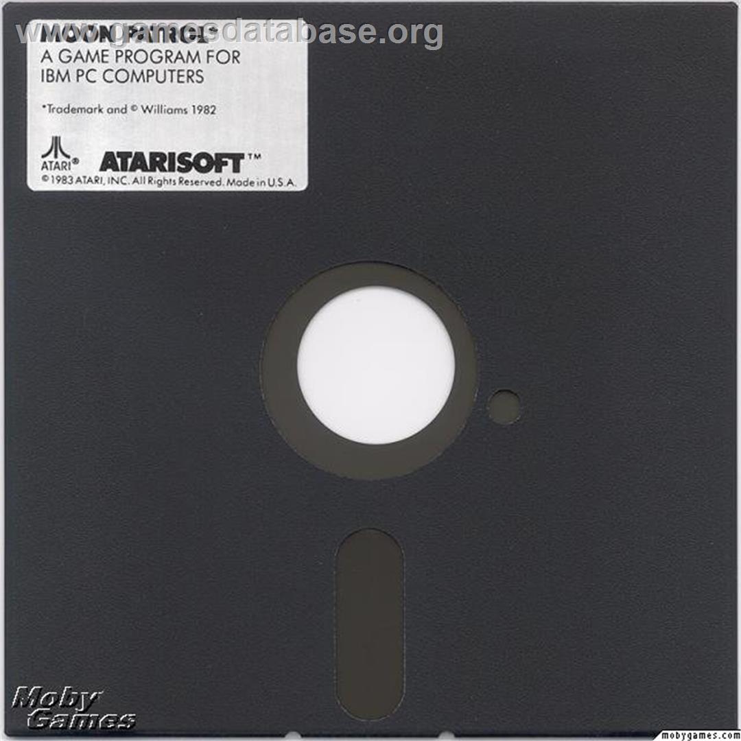 Moon Patrol - Microsoft DOS - Artwork - Disc