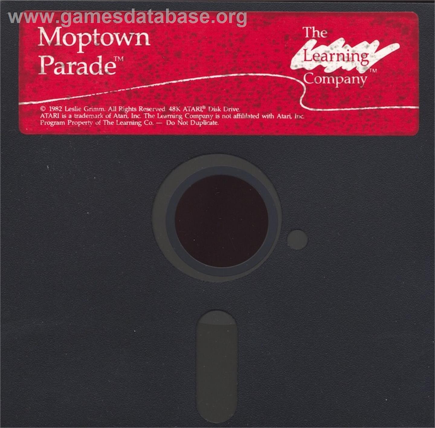 Moptown Parade - Microsoft DOS - Artwork - Disc
