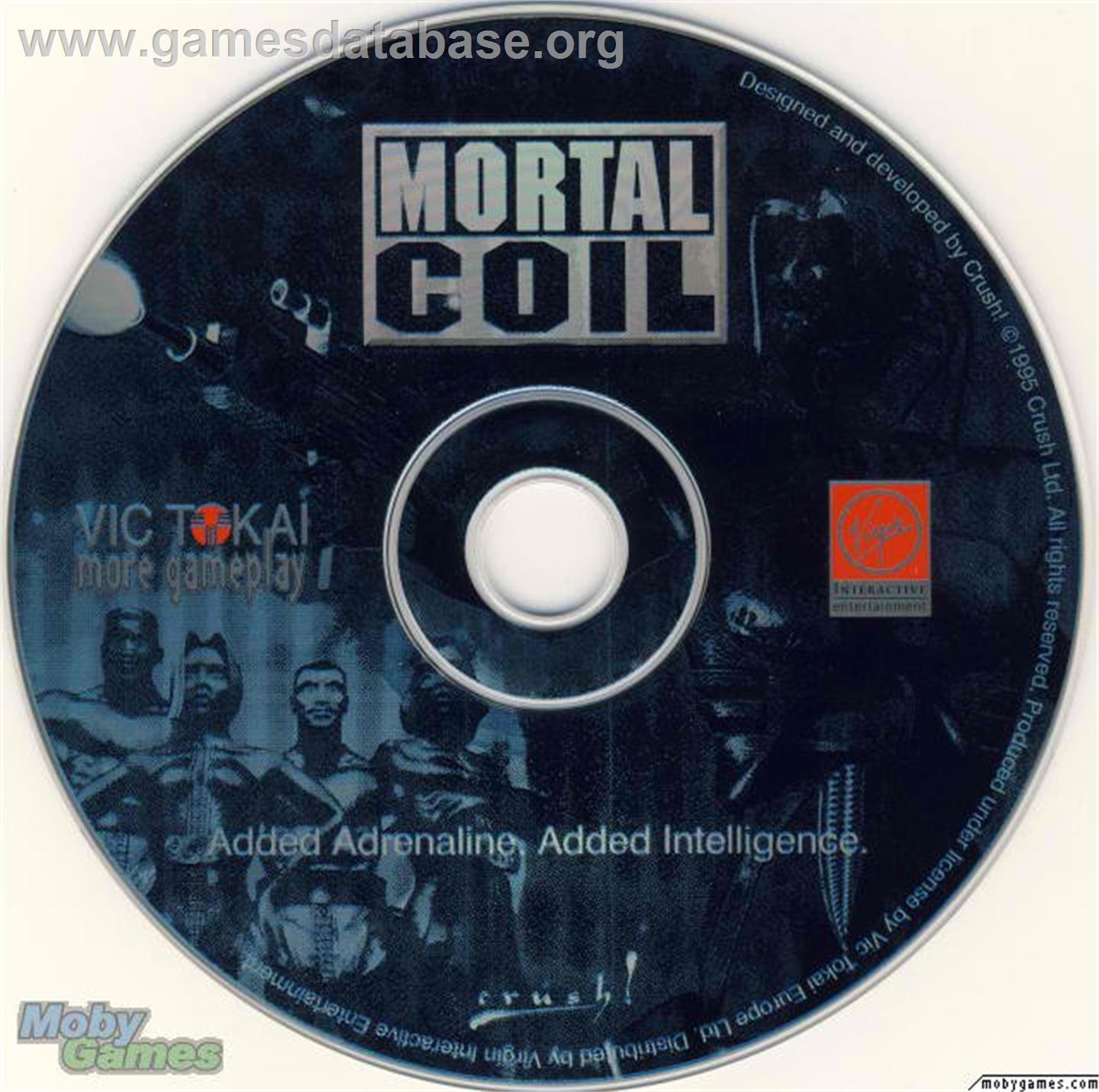 Mortal Coil - Microsoft DOS - Artwork - Disc