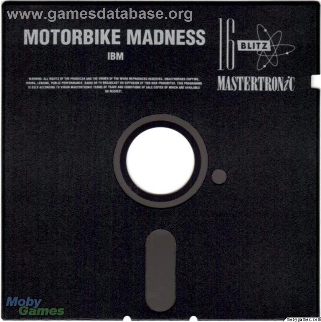 Motorbike Madness - Microsoft DOS - Artwork - Disc
